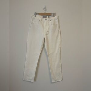 NWT Everlane  cheeky straight jean bone white luxury neutral minimal size 29